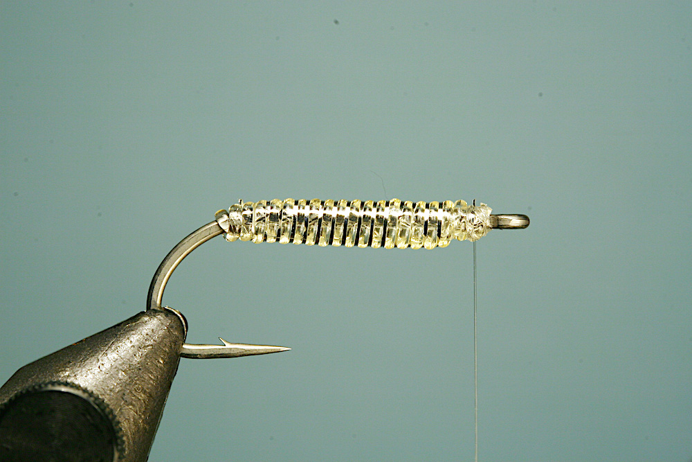 Jelly belly minnow fly pattern - tying step 5